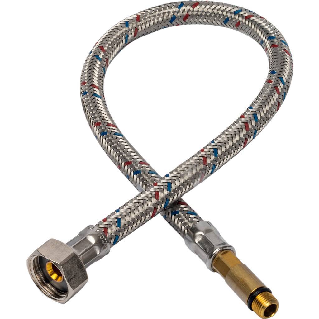 Гибкая подводка для воды STOUT M 10 (35мм) х ВР 1/2, длина 500 мм, SHF-0046-351015