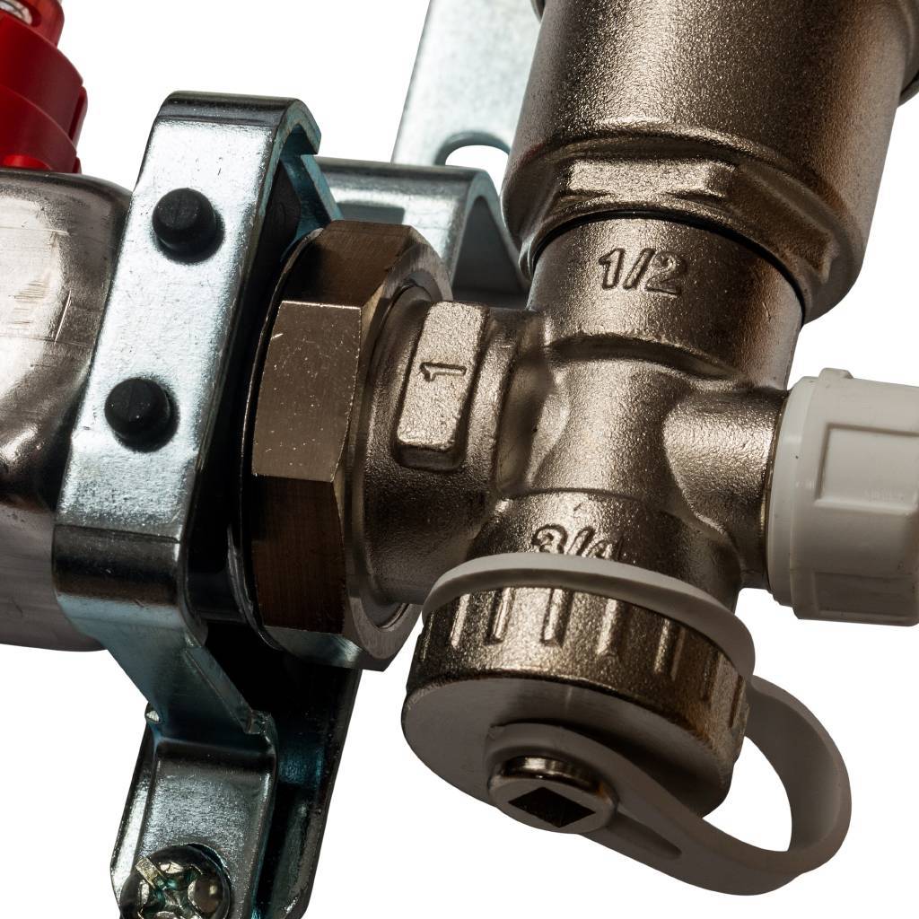 Коллектор из нержавеющей стали в сборе с расходомерами STOUT 12 выходов