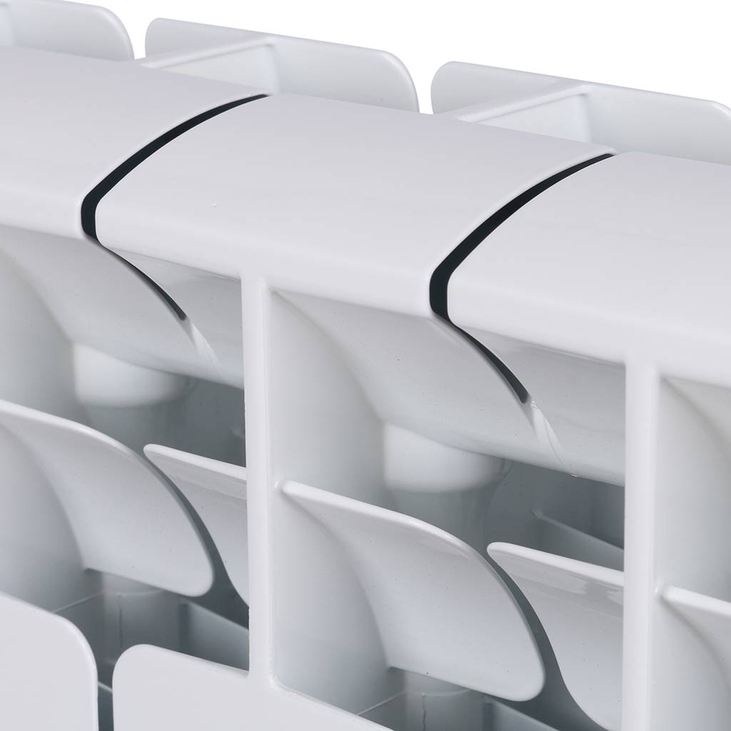 Радиатор биметаллический RIFAR BASE VENTIL 500 BVR 8 секций нижнее правое подключение (белый RAL 9016), 1RB50.VR-8