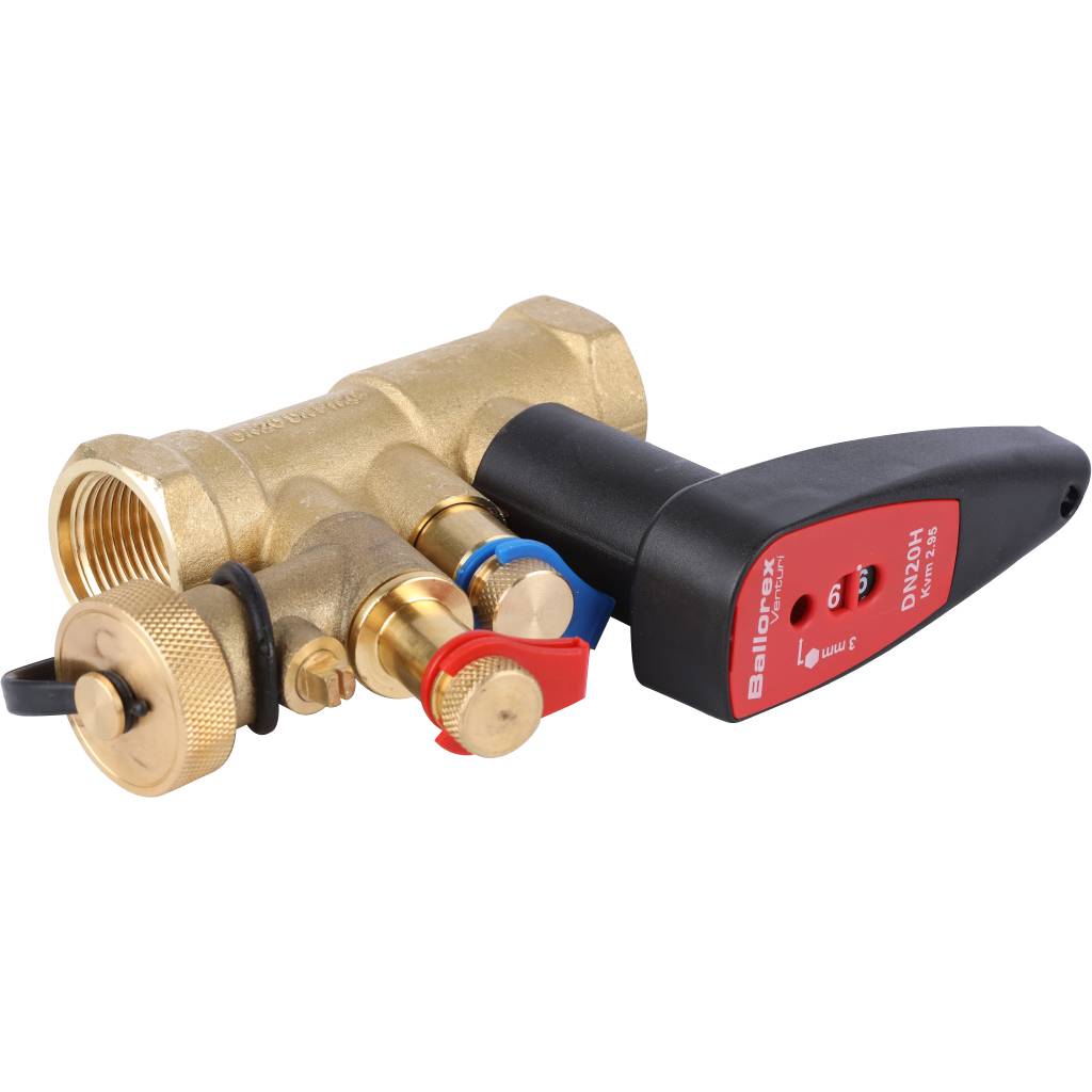 Клапан балансировочный БРОЕН Venturi FODRV DN 020 PN 25 ручной повышенной пропускной способности с дренажем, 588219