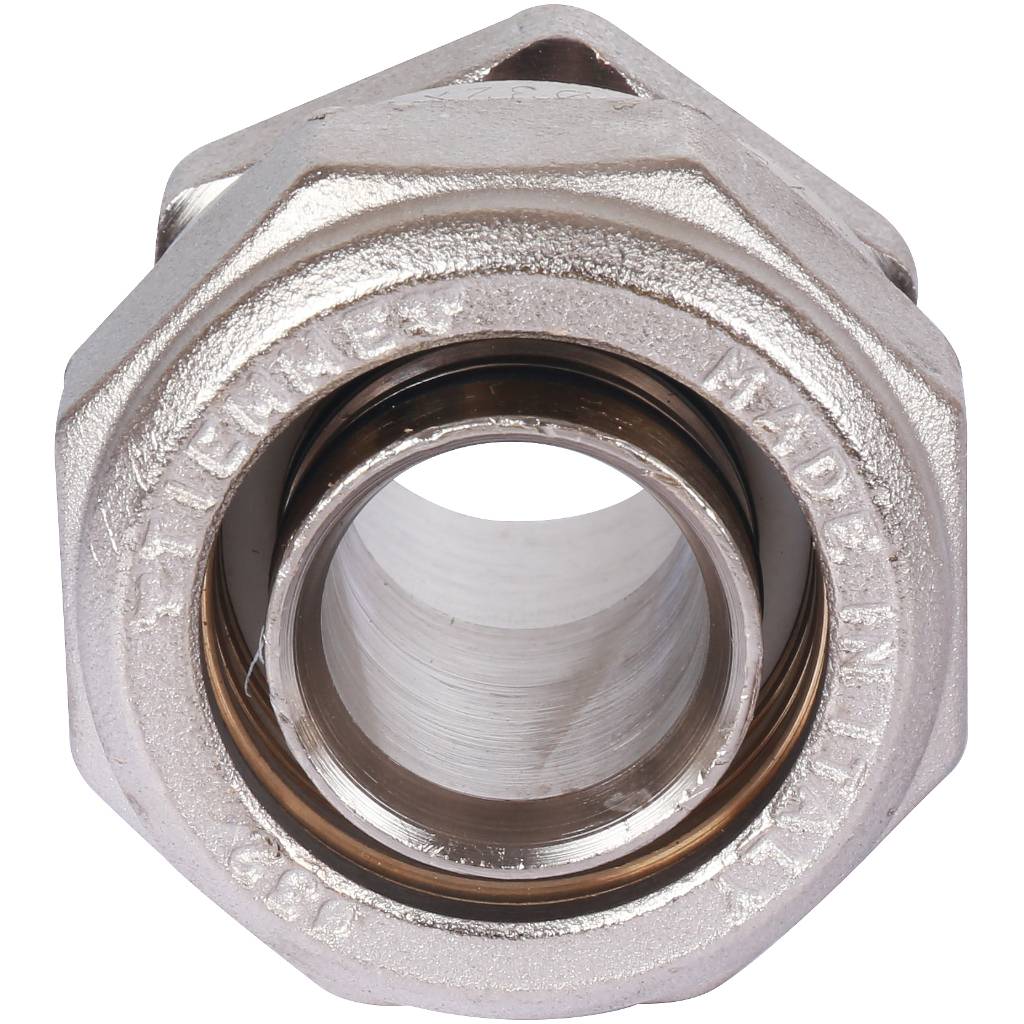 Муфта TIEMME с наружной резьбой (32х3.0х1) для металлопластиковых труб винтовой, 1600020