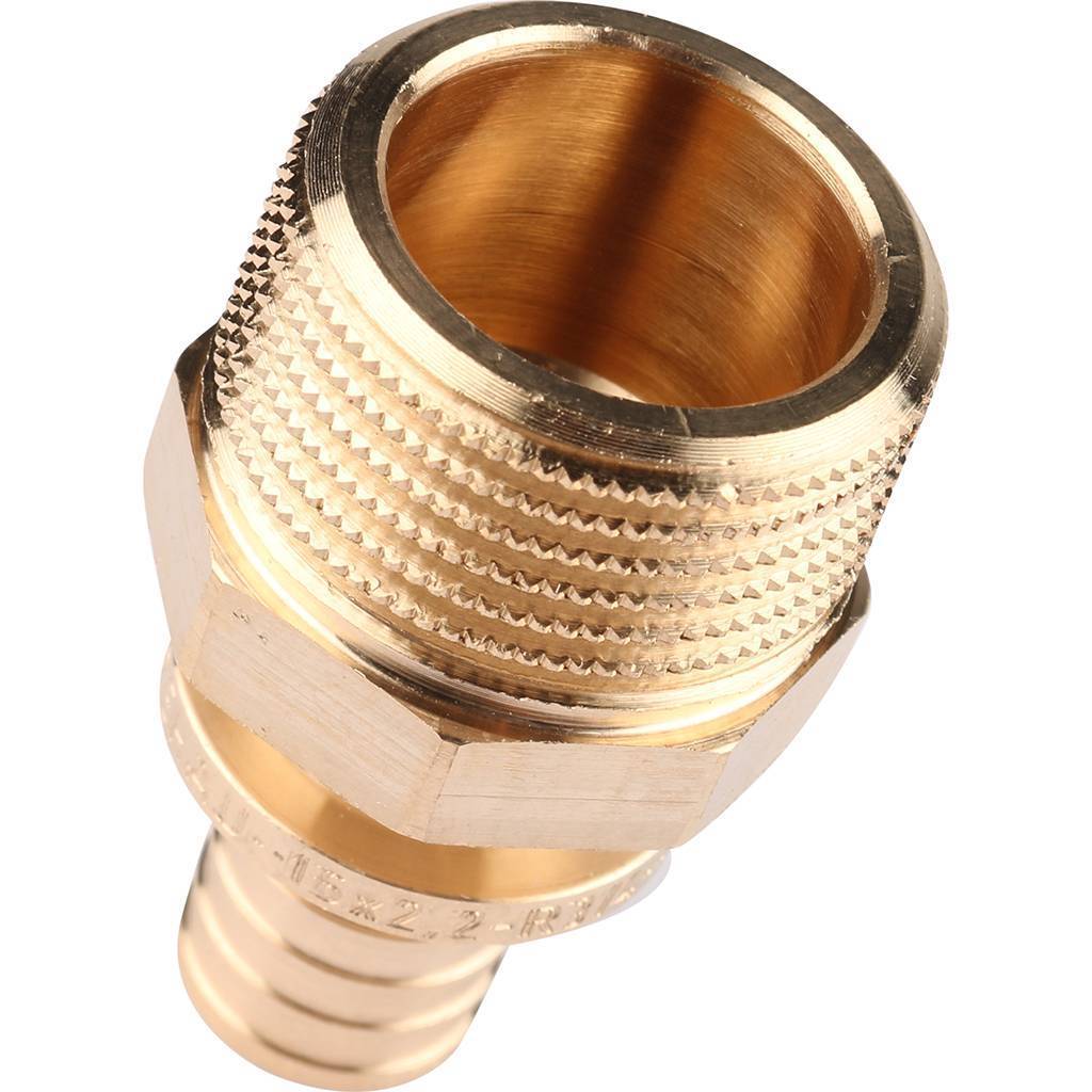 Переходник РЕХАУ RAUTITAN с наружной резьбой 16-R 3/4 RX+ для труб из сшитого полиэтилена аксиальный