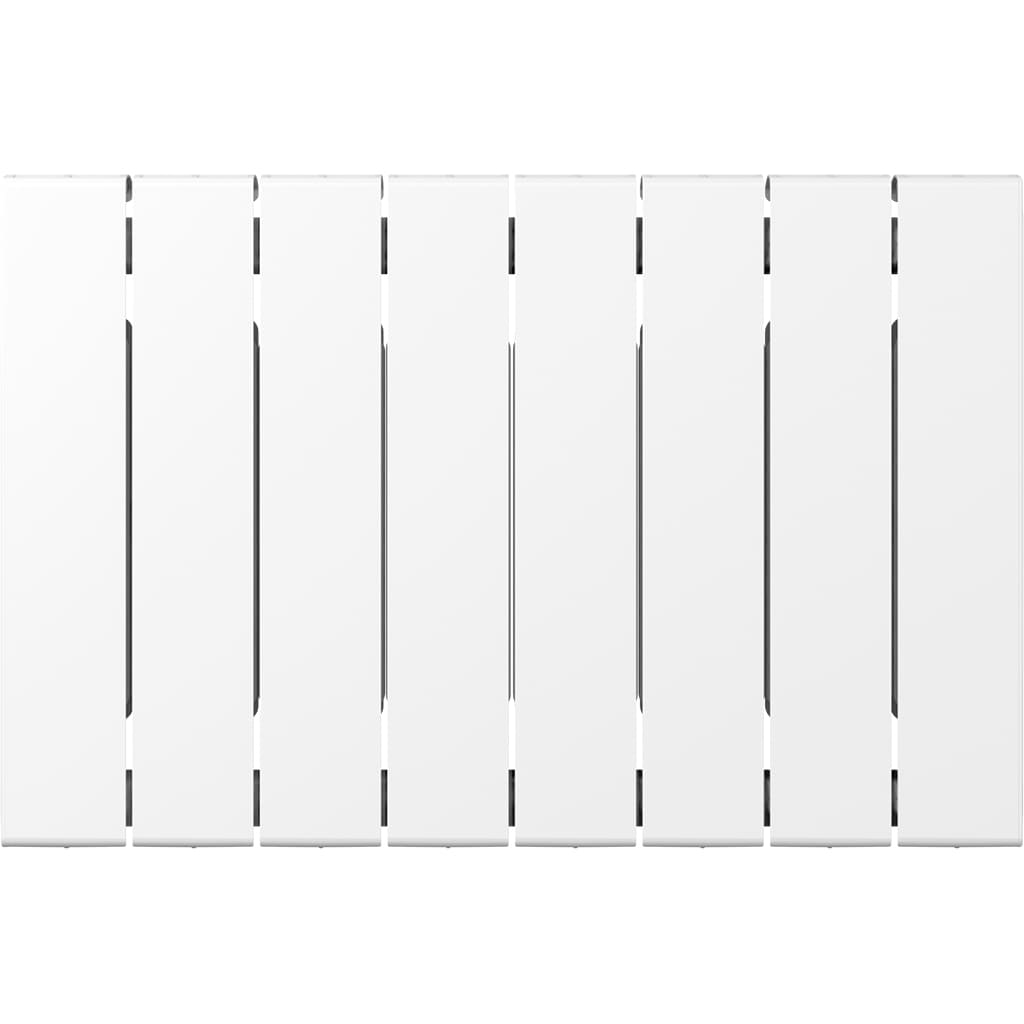 Радиатор биметаллический RIFAR SUPReMO 350 8 секций боковое подключение (белый RAL 9016), 4RS35-8