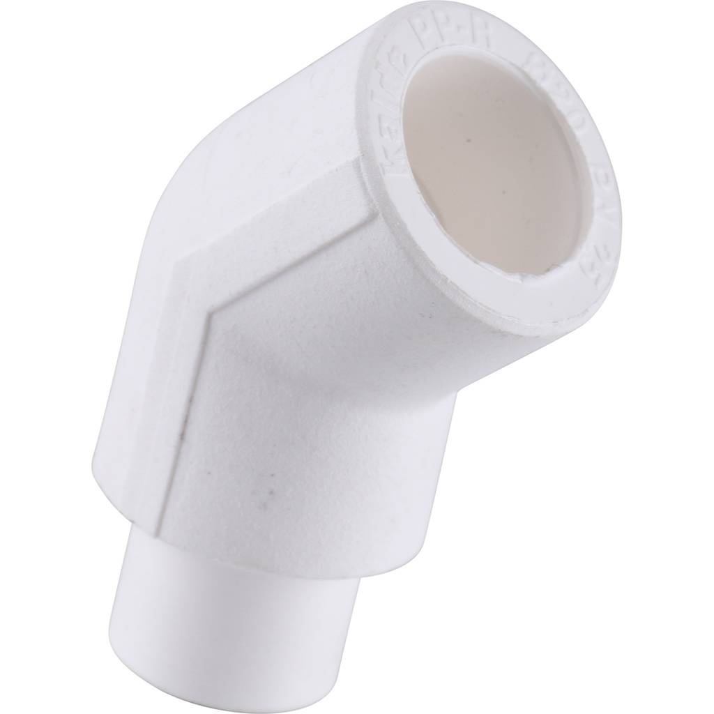 Угольник 45* Kalde d=20 вн\нар (цвет белый), 3212-elt-200045