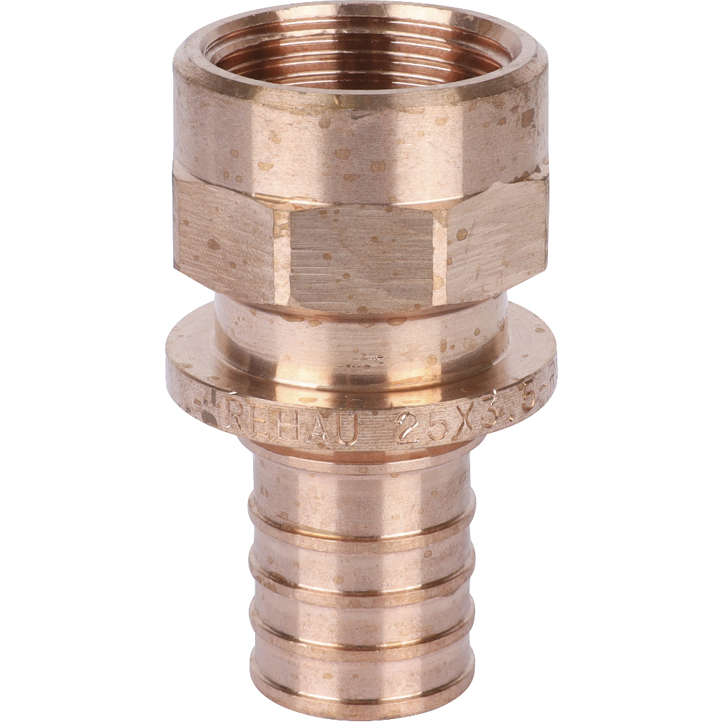 *14563311001(13660711001) REHAU RAUTITAN Переходник с внутренней резьбой 25-Rp 3/4 RX+ для труб из сшитого полиэтилена аксиальный