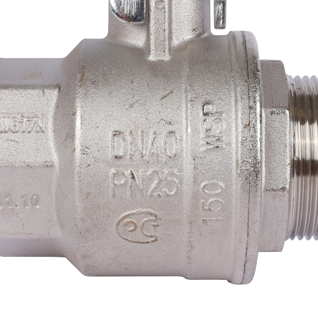 Кран шаровой BUGATTI Oregon (ручка-рычаг сталь) внут-нар резьба 1 1/2