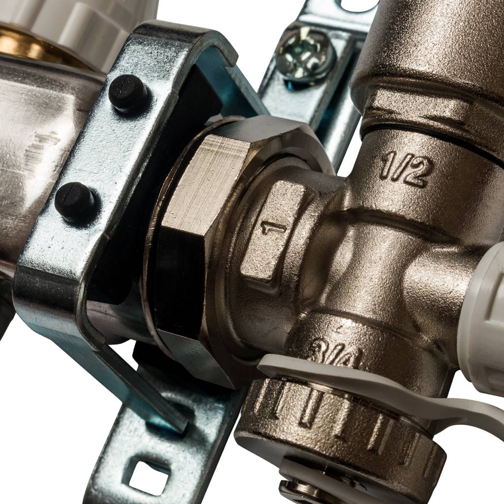 Коллектор из нержавеющей стали в сборе без расходомеров STOUT 5 выходов