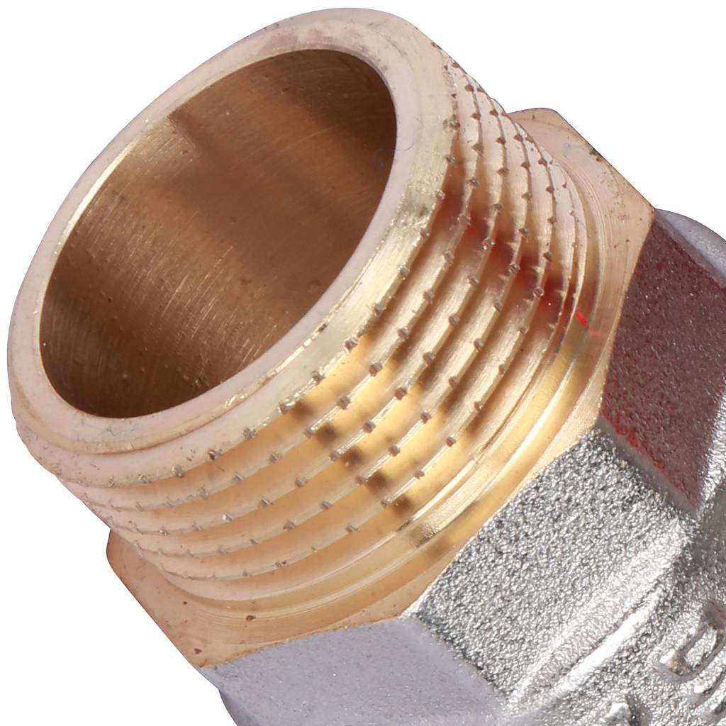 Кран шаровой ROMMER 1 НР/НР, ручка бабочка, RBV-0007-0410225