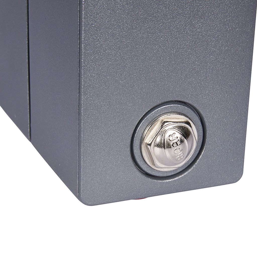 Радиатор биметаллический RIFAR SUPReMO VENTIL 350 SVR 10 секций нижнее правое подключение (Цвет ТИТАН), 4RS35.VR-10-TI