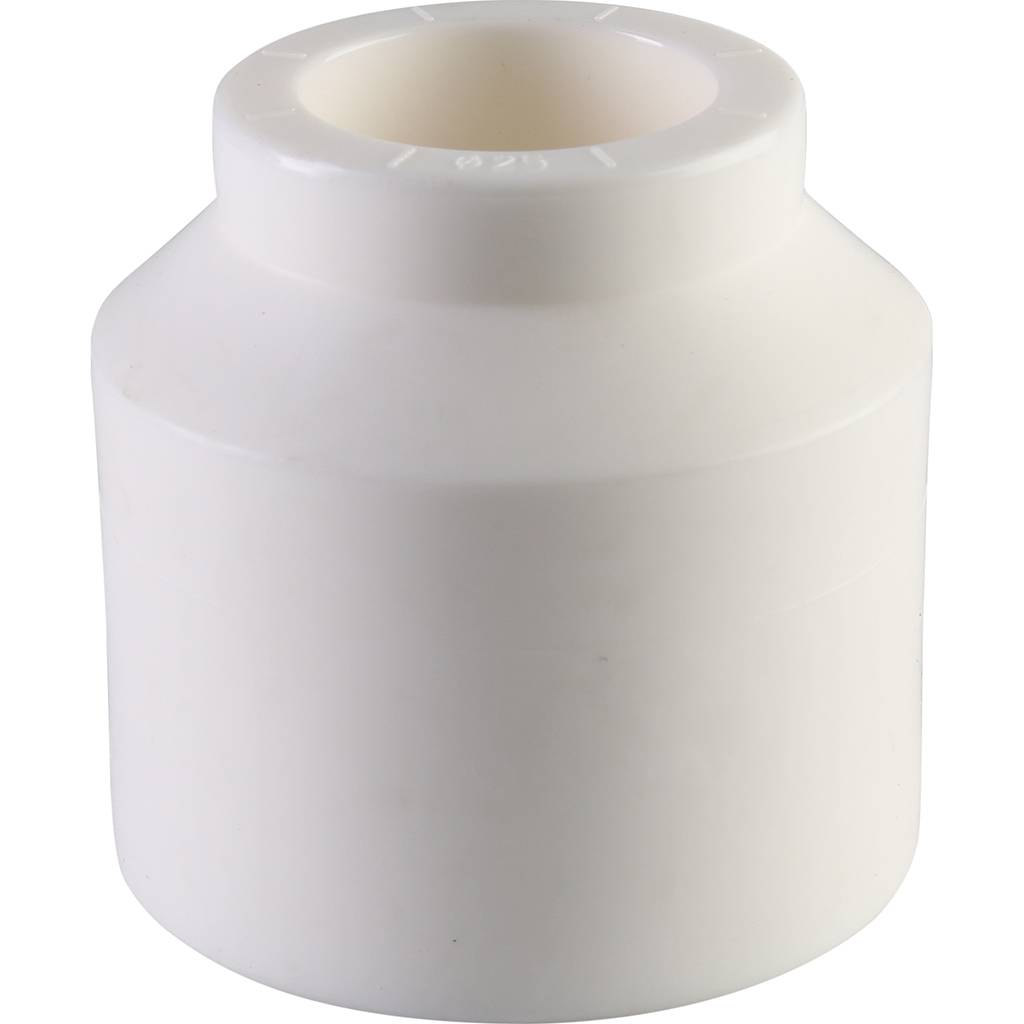 Муфта переходная внутр./наруж. Политэк 50х25 для полипропиленовых труб под сварку (цвет белый), 9200005025