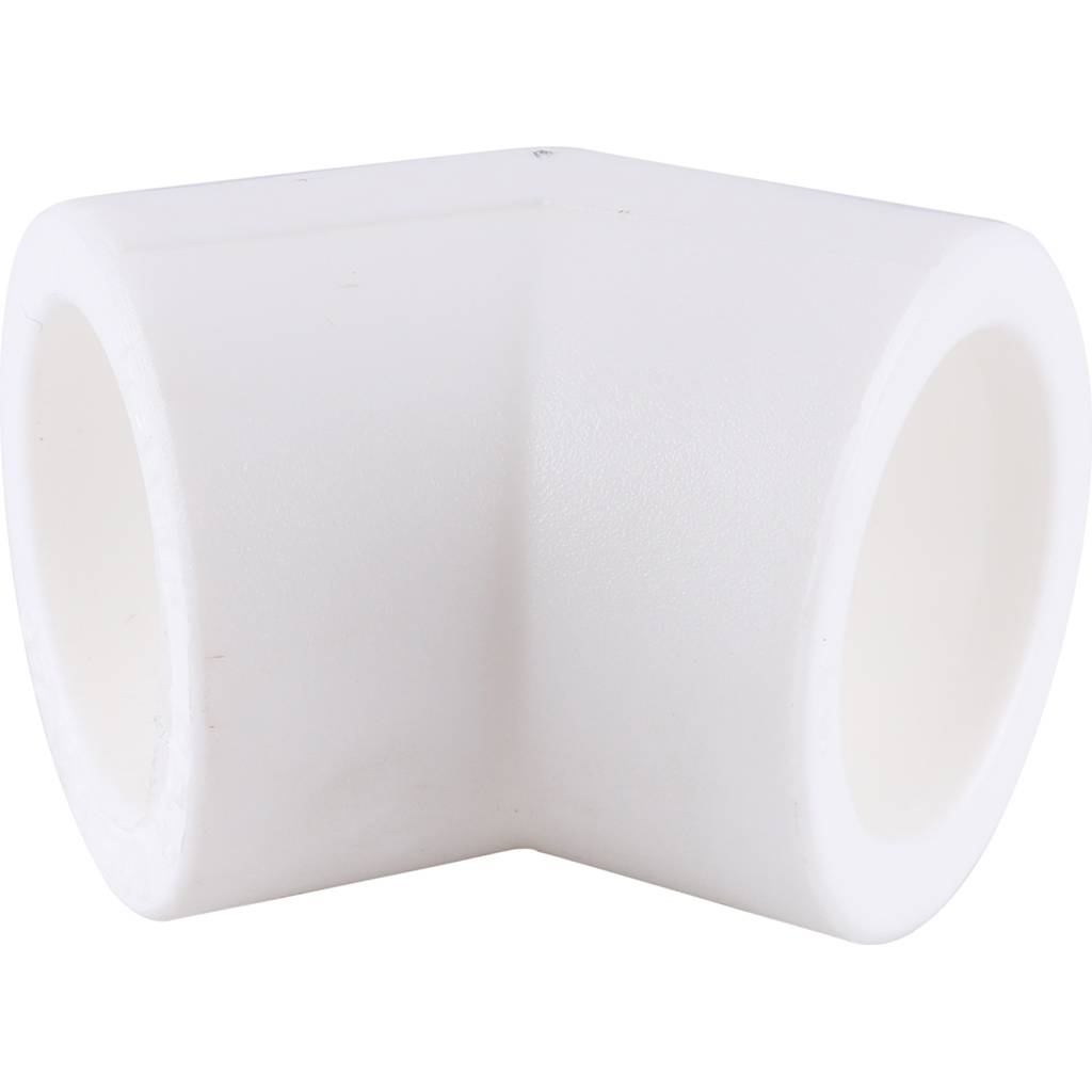 Угольник 45* Kalde d=25 для полипропиленовых труб под сварку (цвет белый)