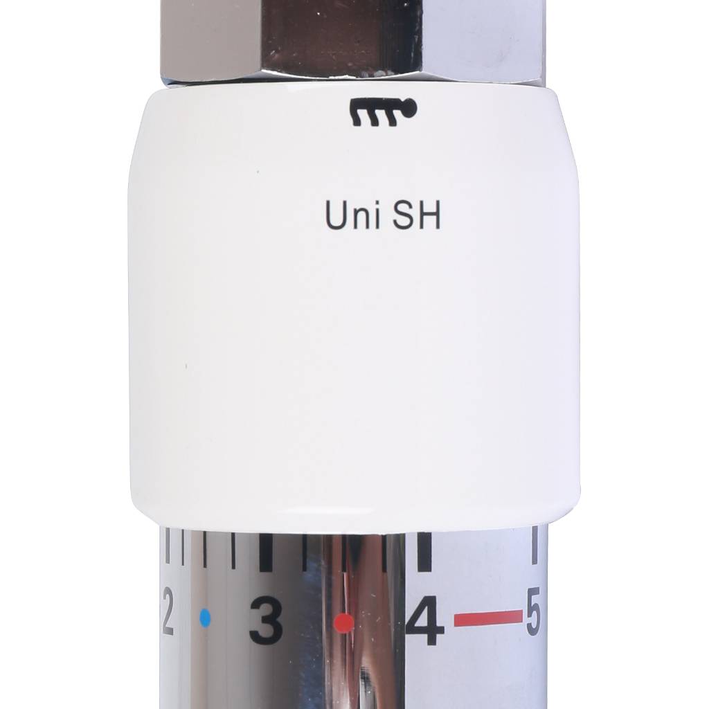 Головка термостатическая OVENTROP Uni SH белая/хромированная, 1012065