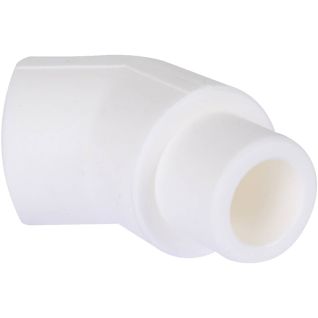 Угольник 45* Kalde d=25 вн\нар (цвет белый), 3212-elt-250045