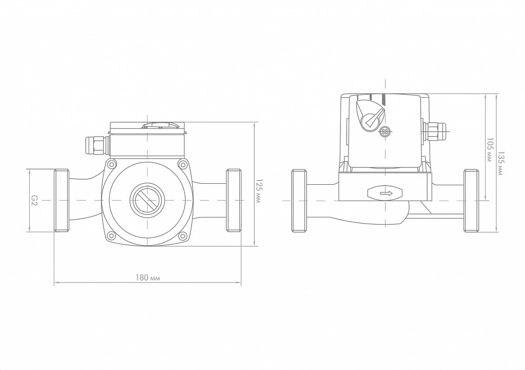 Насос циркуляционный для систем отопления ДЖИЛЕКС «ЦИРКУЛЬ» 32/60, 3260