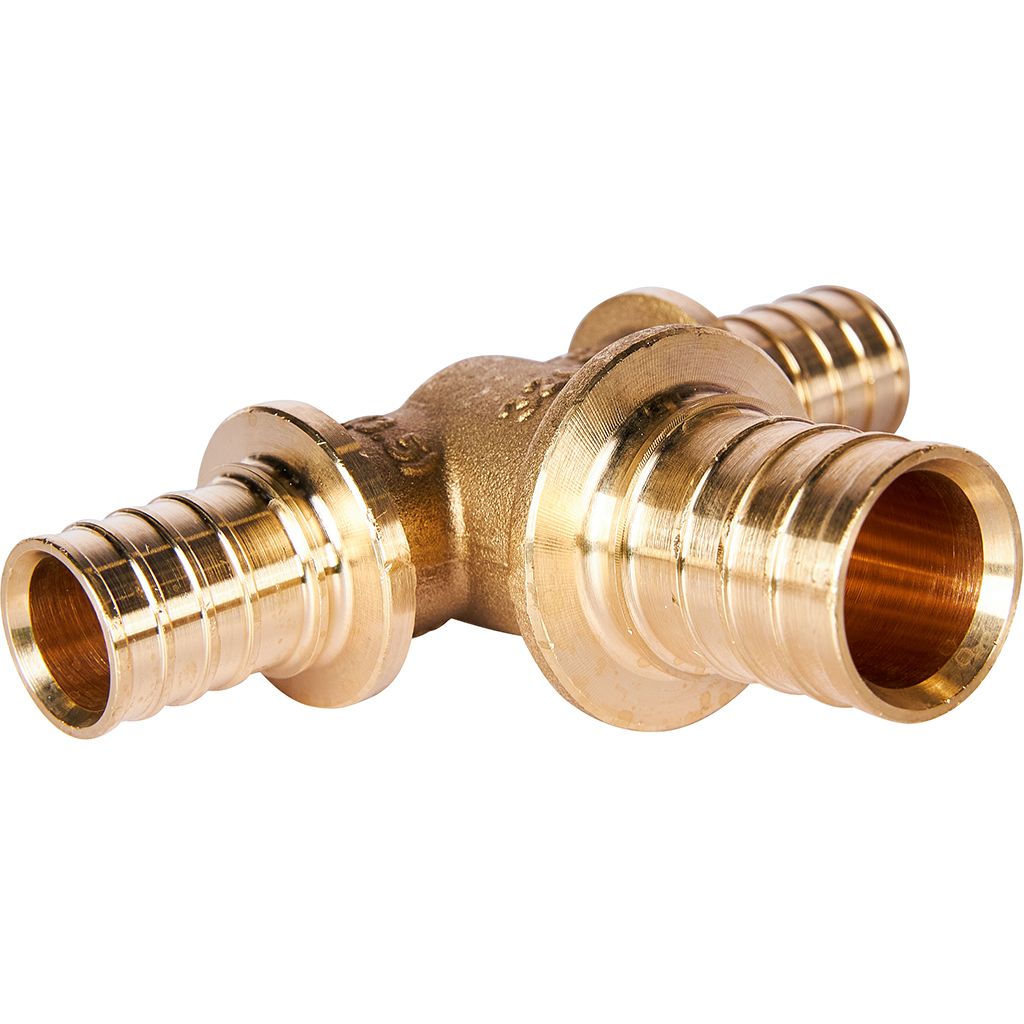 Тройник переходной STOUT 25x32x25 для труб из сшитого полиэтилена аксиальный, SFA-0014-253225