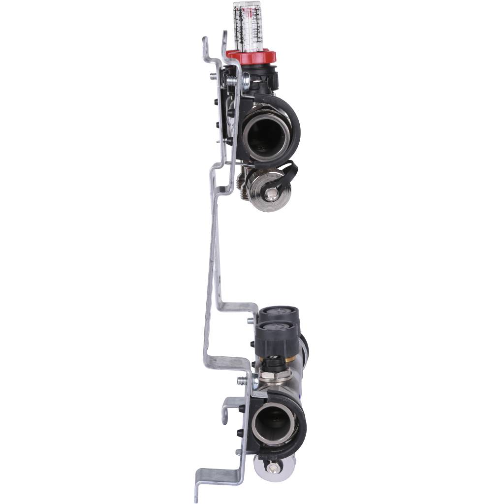 Группа коллекторная Oventrop Multidis SF 2 со встроенными ротаметрами на 2 контура, 1404352