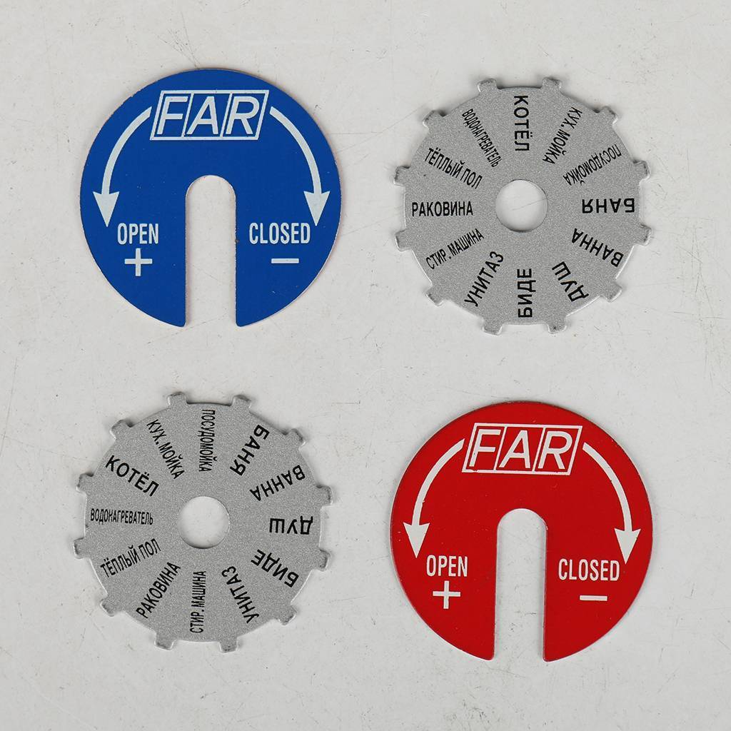 Коллектор распределительный FAR 3/4 , проходной, хромированный, 3 отвода 1/2  ЕК