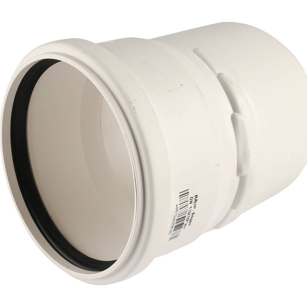 Отвод РЕХАУ RAUPIANO PLUS диам. 110 на 15°, 11231321001