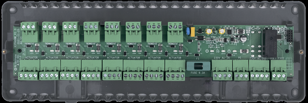 Центр коммутации ENGO Controls проводной, на 8 зон отопления, 230В