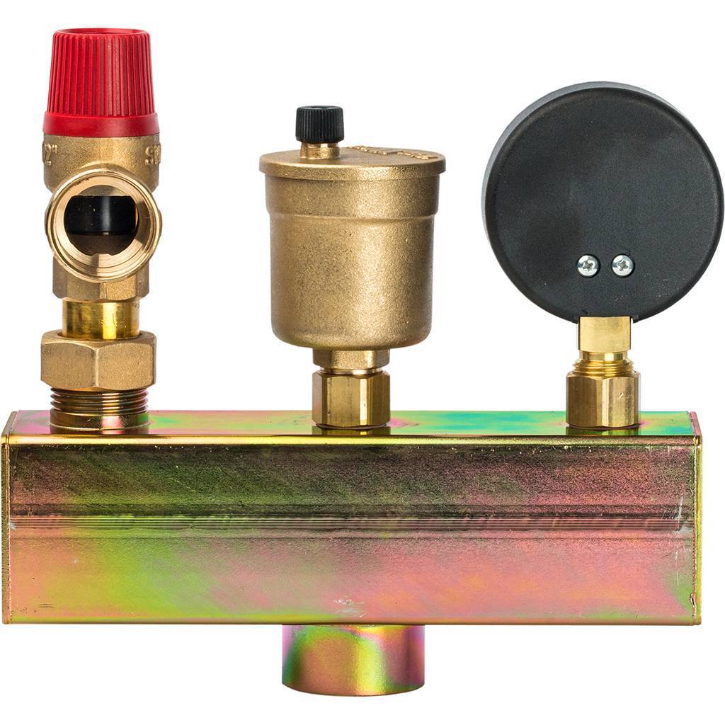 Группа безопасности в теплоизоляции Watts KSG 30/ISO2 3 бар (до 50 кВт)