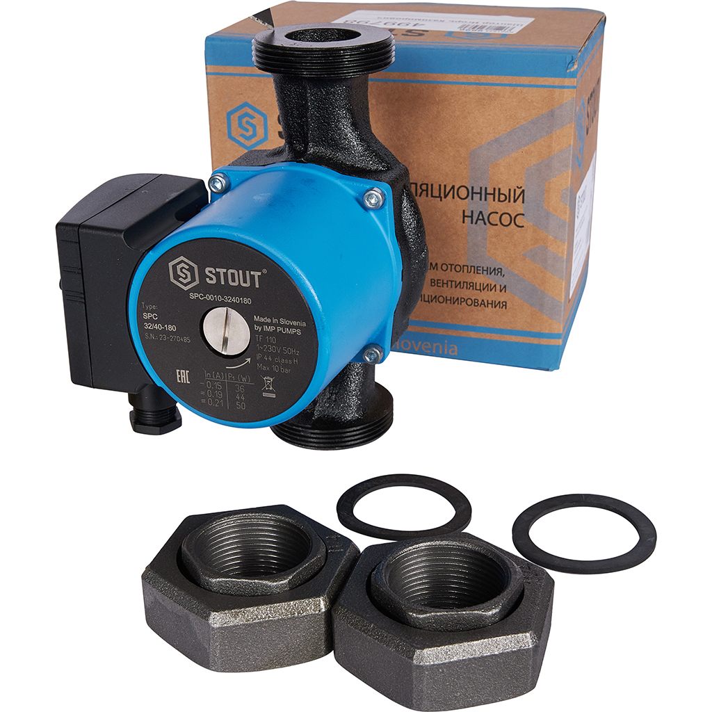 Насос циркуляционный STOUT 32/40-180, SPC-0010-3240180