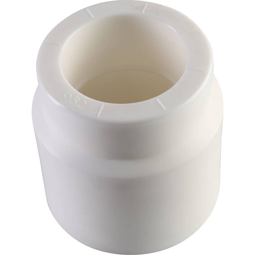 Муфта переходная внутр./наруж. Политэк 50х32 для полипропиленовых труб под сварку (цвет белый), 9200005032