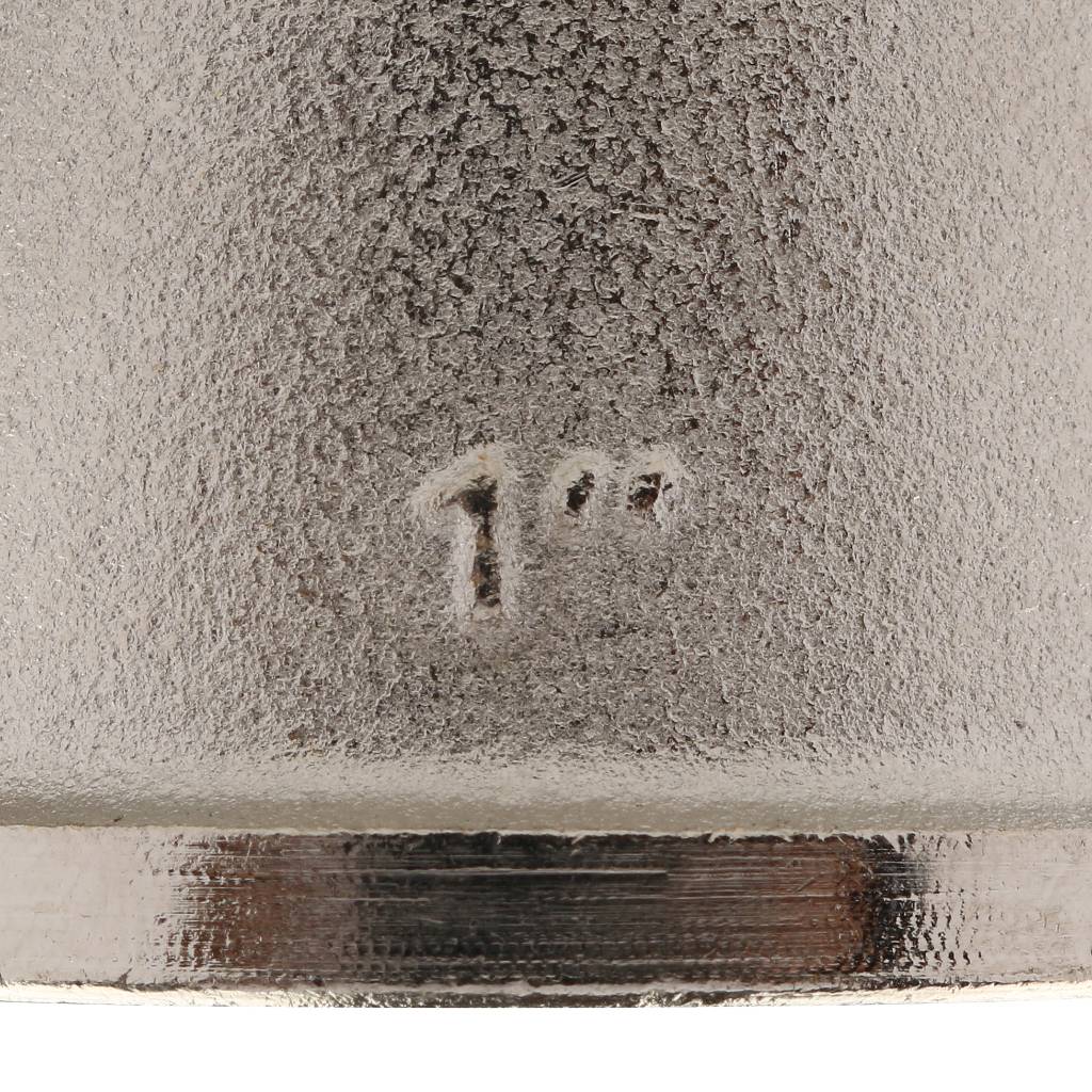 Тройник TIEMME ВВ никелированный 1х3/4х1 для стальных труб резьбовой, 1500224