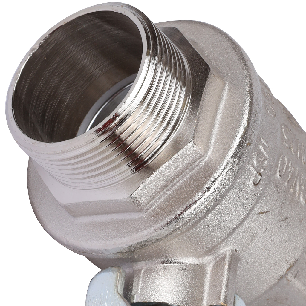 Кран шаровой BUGATTI Oregon (ручка-рычаг сталь) внут-нар резьба 1 1/2