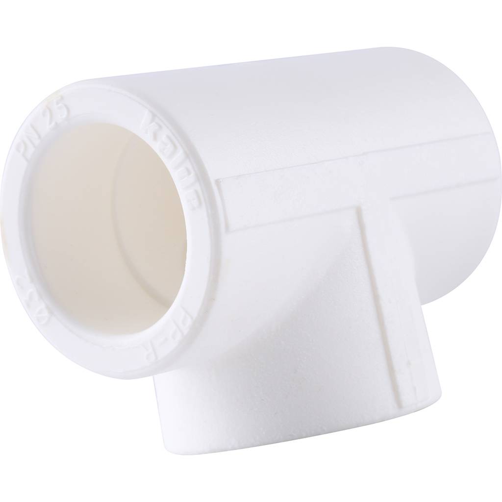 Тройник Kalde d=32 для полипропиленовых труб под сварку (цвет белый), 3212-teo-320000
