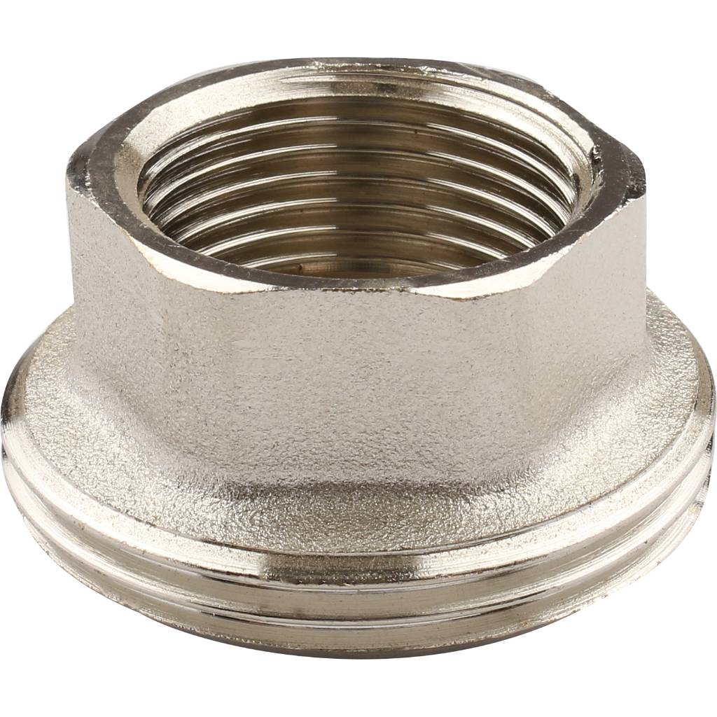 Сгон прямой TIEMME конический, никелированный ВВ 3/4х3/4, 1500368