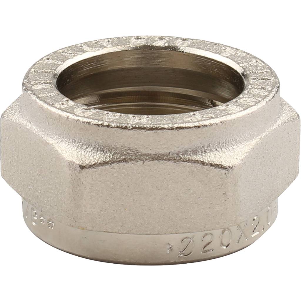 Угольник TIEMME с внутренней резьбой (20х2.0х3/4) для металлопластиковых труб винтовой, 1600023