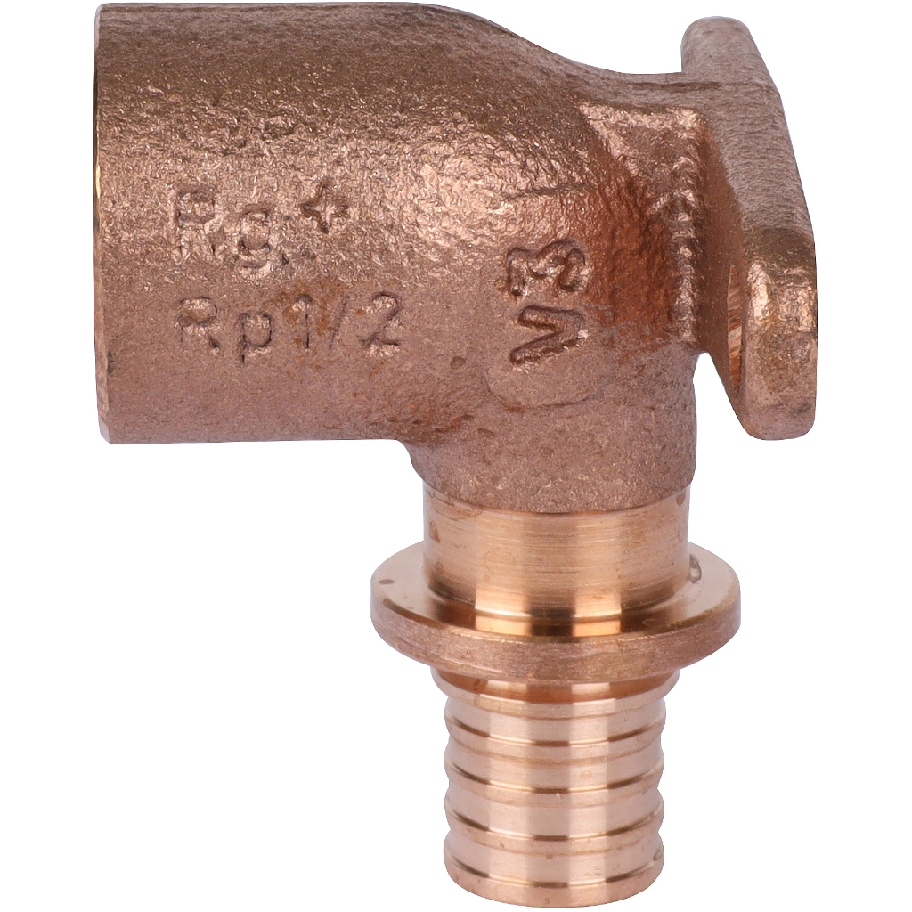 Угольник настенный РЕХАУ RAUTITAN с внутр. резьбой 16-Rp 1/2 RX+ для труб из сшитого полиэтилена аксиальный, 14563581001