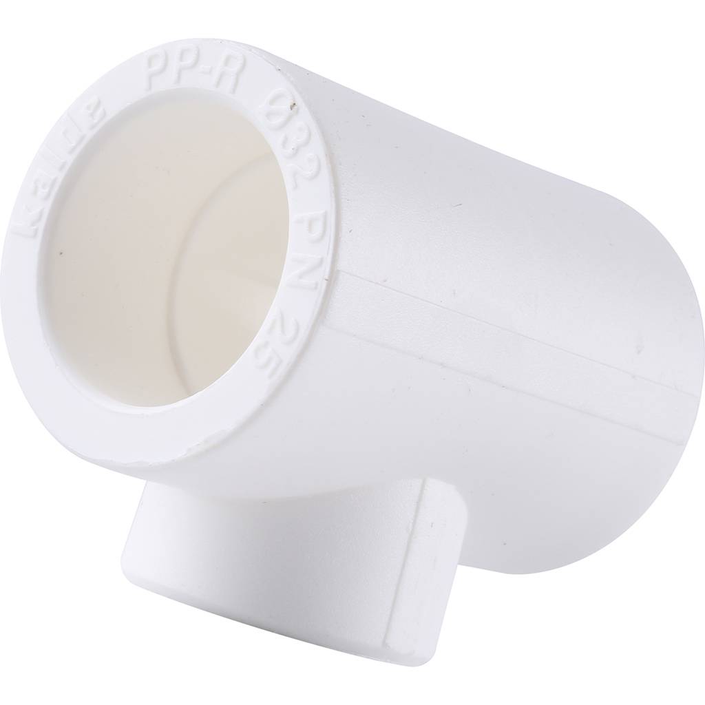 Тройник переходной Kalde 32х20х32 для полипропиленовых труб под сварку (цвет белый), 3212-tio-322032