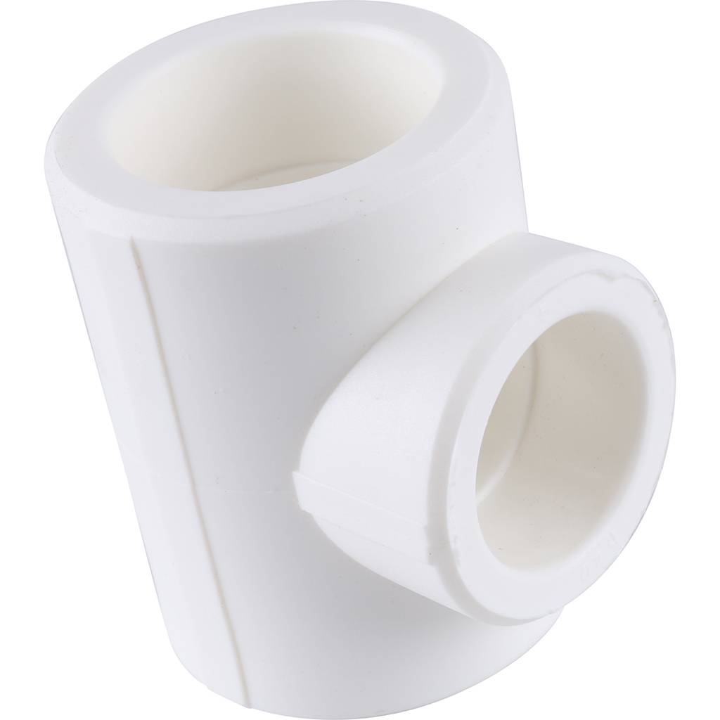 Тройник переходной Kalde 50x40x50 для полипропиленовых труб под сварку (цвет белый), 3212-tio-504050