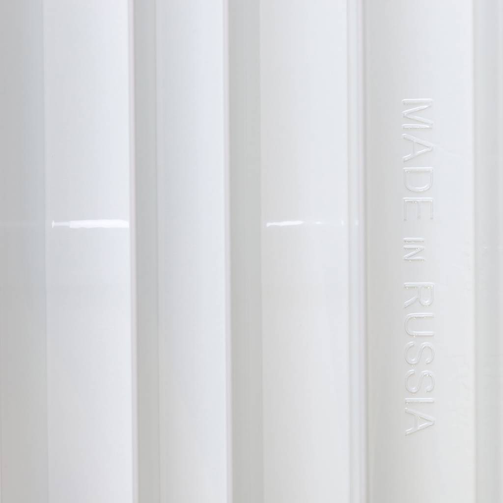 Радиатор биметаллический RIFAR MONOLIT 350 12 секций боковое подключение (белый RAL 9016), 3RM35-12