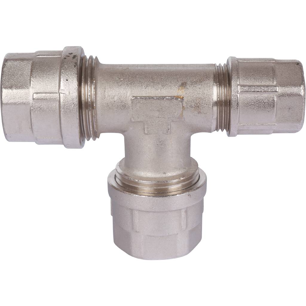 Тройник переходной Prandelli Multyrama (26.3х26.3х20.2) для металлопластиковых труб винтовой, 103.32.66.4