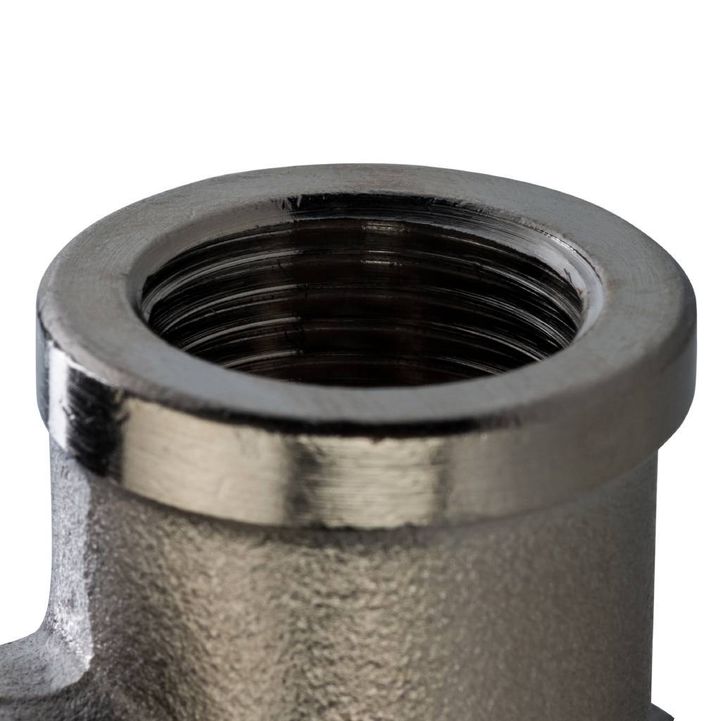 Тройник STOUT ВВ никелированный 3/8, SFT-0020-000038