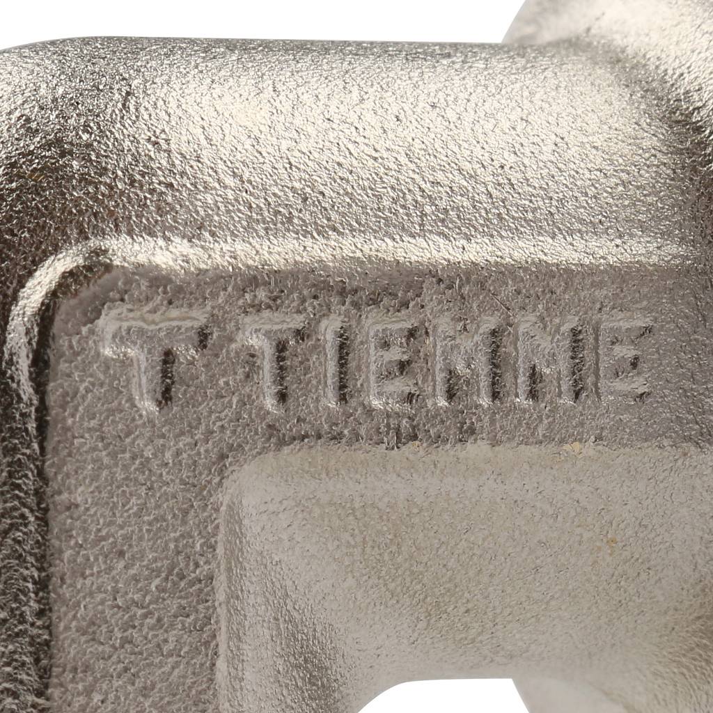 Угольник TIEMME НВ никелированный с упором 3/4х3/4, 1500243