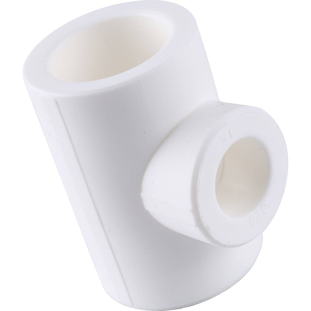Тройник переходной Kalde 32х20х32 для полипропиленовых труб под сварку (цвет белый), 3212-tio-322032