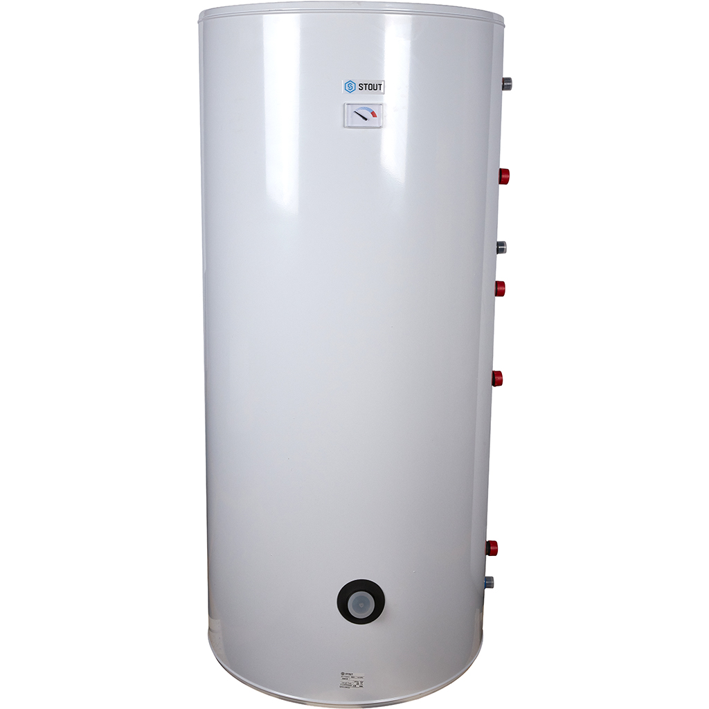 SWH-1110-250300 STOUT бойлер комбинированного нагрева напольный 300 л, 32+24 кВт, с ТЭН 3 кВт, с термостатом (два теплообмен.), SWH-1110-250300