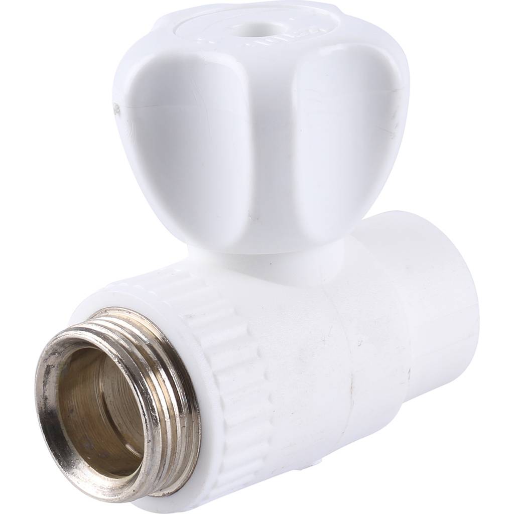 Кран шаровой разборный Kalde прямой с накидной гайкой 20х1/2