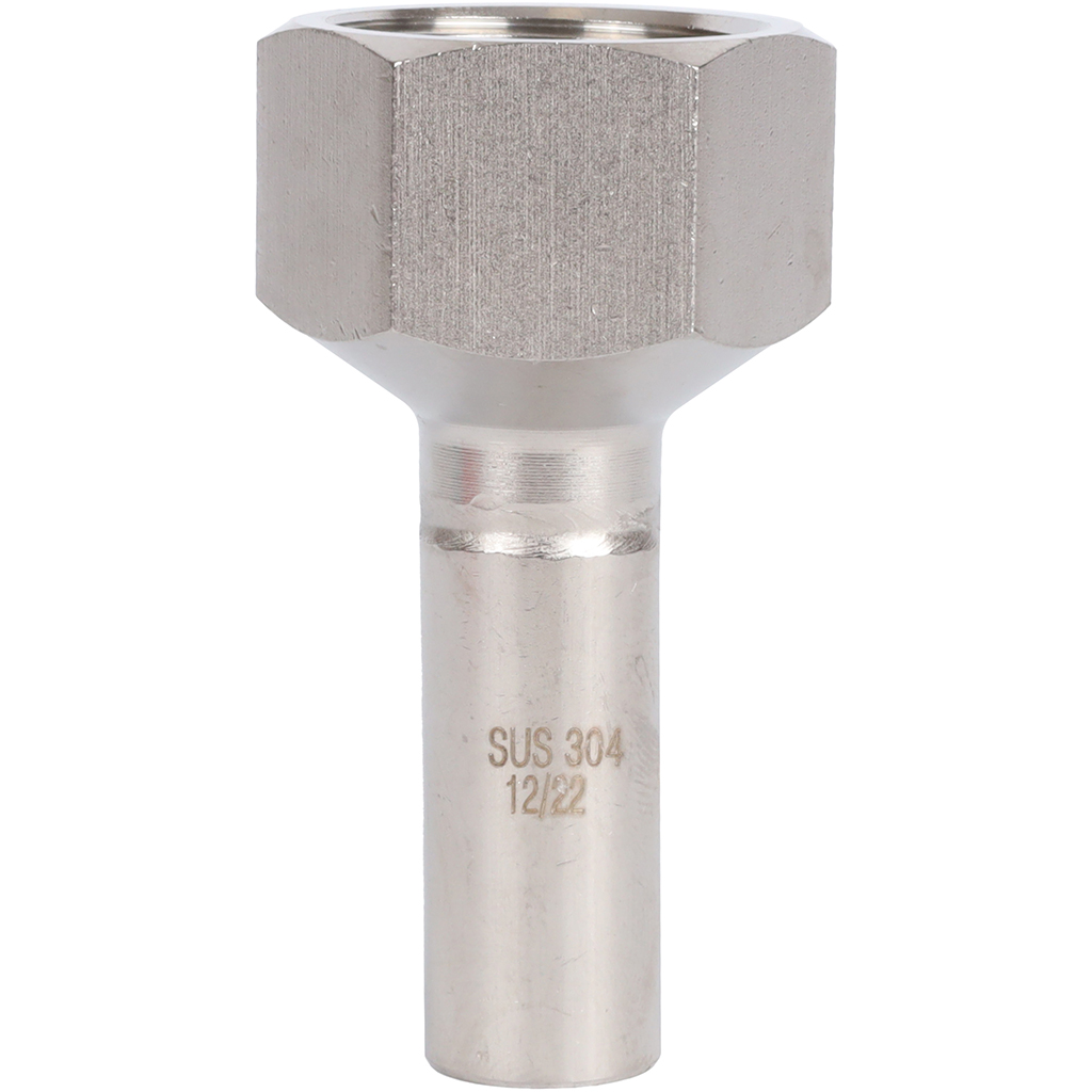 Вставка переходная НПр-ВР ROMMER 15х3/4 из нержавеющей стали прессовой, RSS-0023-001534