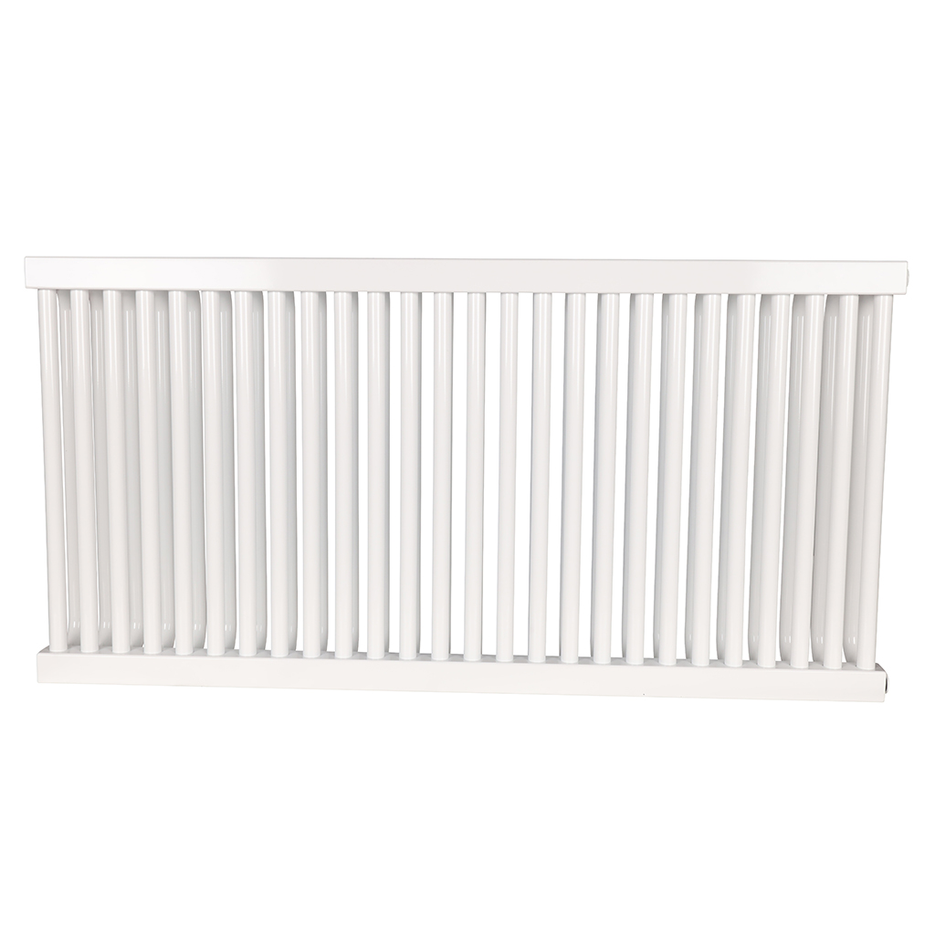 2-х трубчатый стальной радиатор ROMMER RST 2050/26 секций боковое подключение RAL9016, RST-205026-010