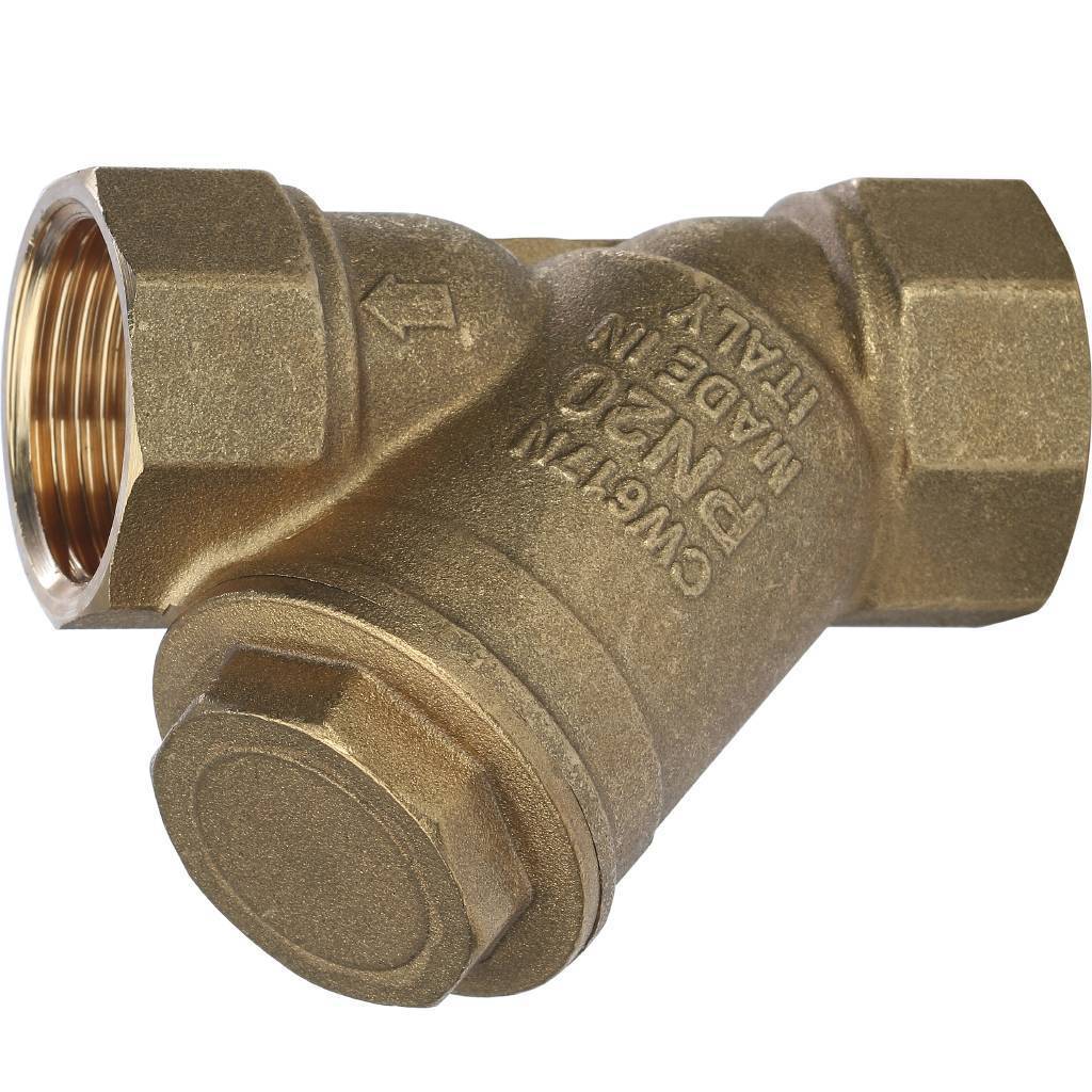 Фильтр сетчатый косой STOUT SFW 1 500 мкр., SFW-0001-000025