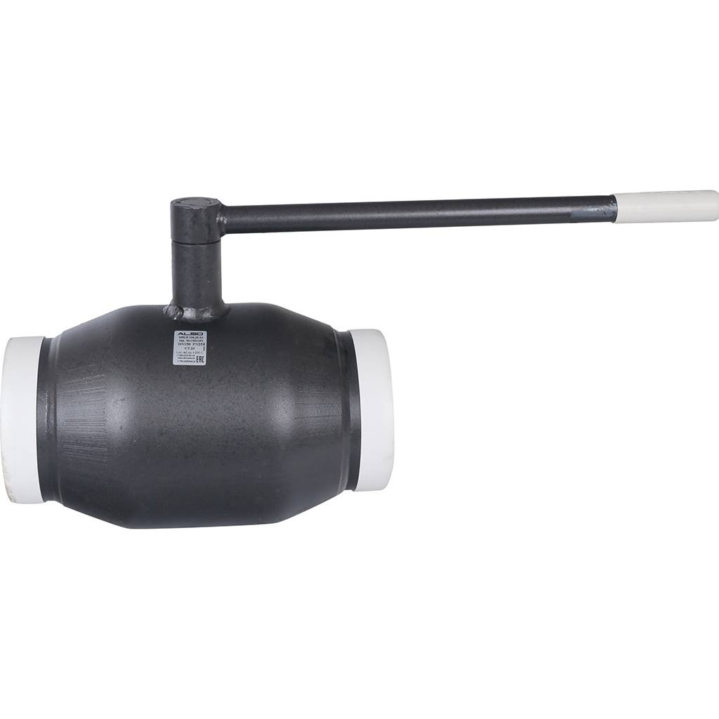 Кран шаровой ALSO КШП Ду150 Ру 2,5 МПа из Ст.20, КШ.П.150.25-01