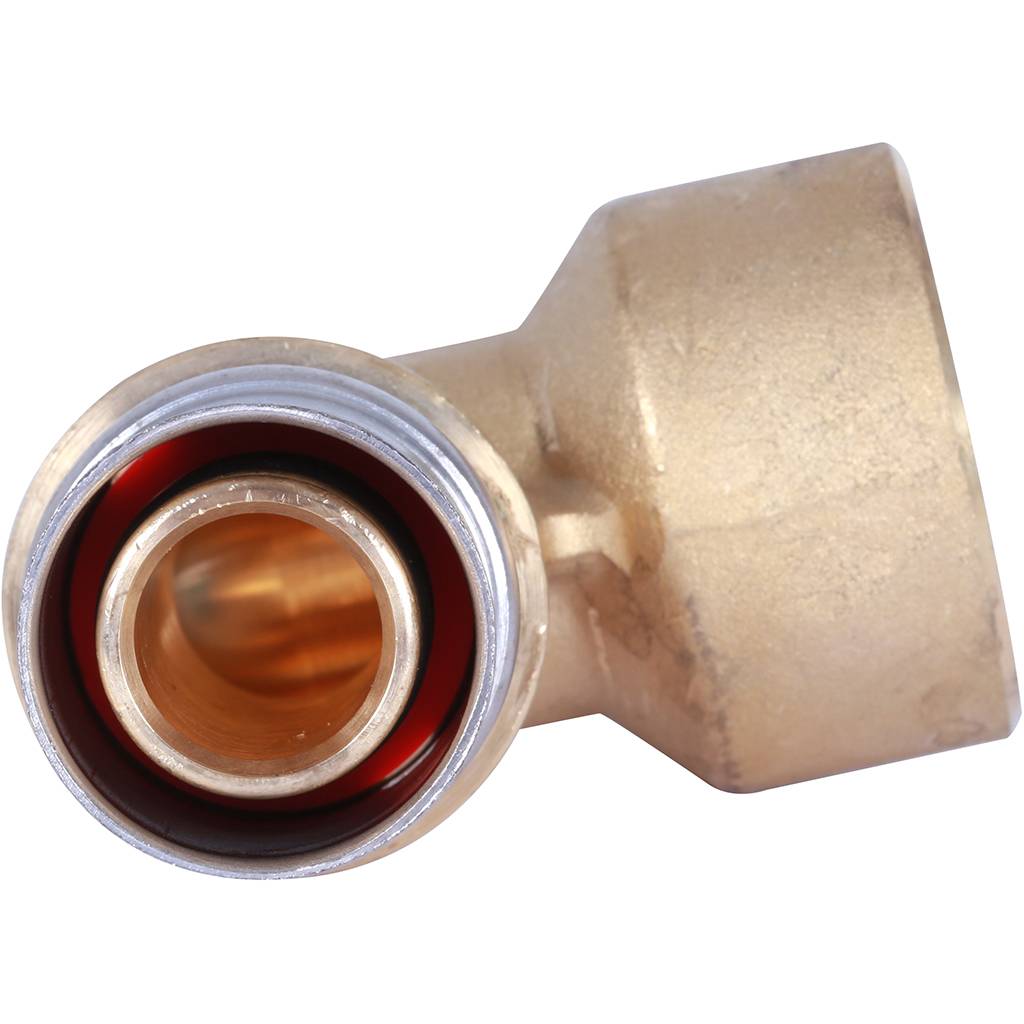 Угольник-переходник STOUT с внутренней резьбой 1 х26 для металлопластиковых труб прессовой, SFP-0010-000126