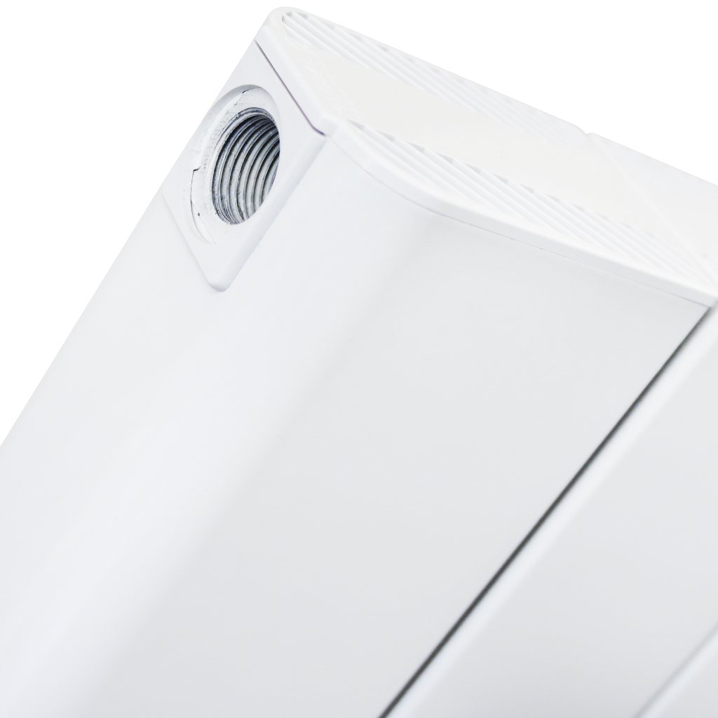 Радиатор алюминиевый Global Sebino 500 6 секции боковое подключение (белый RAL 9010), SE05001006