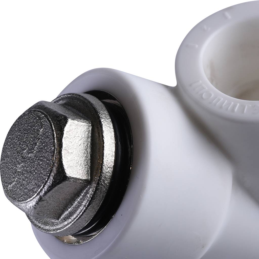 Фильтр Политэк d=20 (соединение муфта-муфта) для полипропиленовых труб под сварку (цвет белый), 9100302012