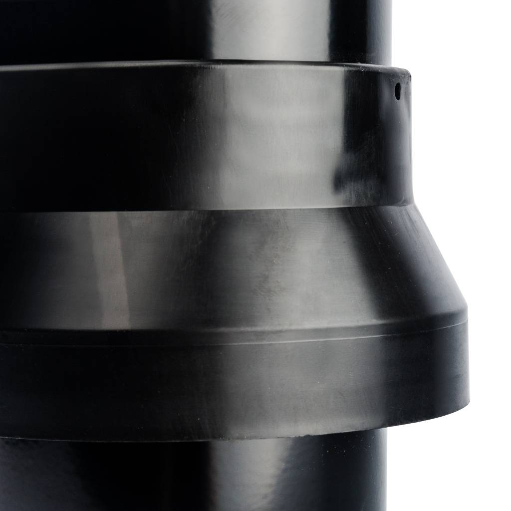 *SCA-0080-800001 STOUT Элемент дымохода  DN80/100 к-т  адаптер вертикальный утепленный, 584 мм, финальный участок, SCA-0080-800001