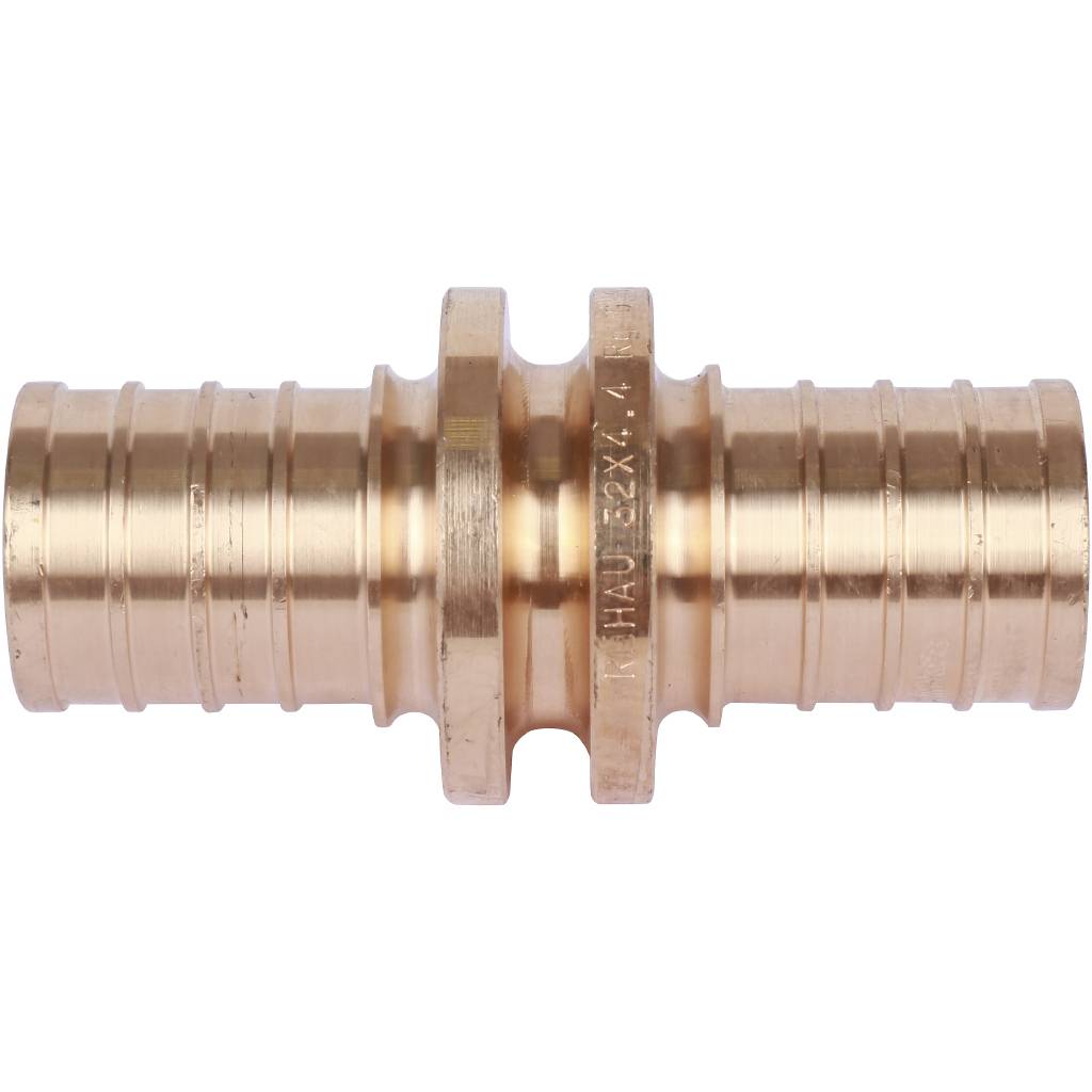 Муфта соединительная РЕХАУ RAUTITAN OTHER PLATINUM равнопроходная 32 RX для труб из сшитого полиэтилена аксиальный